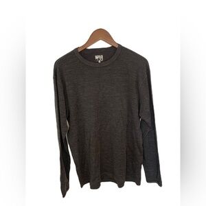 Minus 33 Midweight 100% Superfine Merino Wool Men’s Crew Top Large Base Layer